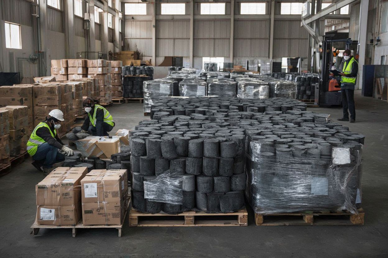 Bulk Coconut Charcoal Briquette Supplier